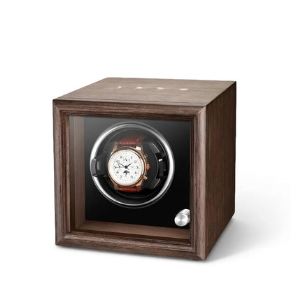 Auréa | Remontoir Montre Bois Silencieux | Compact pour Garder Montres en Marche
