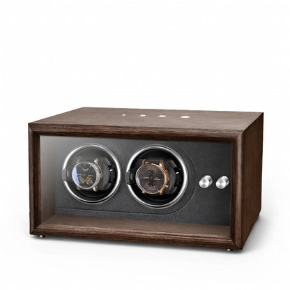 BoisLuxe | Remontoir Montre Bois Duo Silencieux | Design Naturel pour Précision