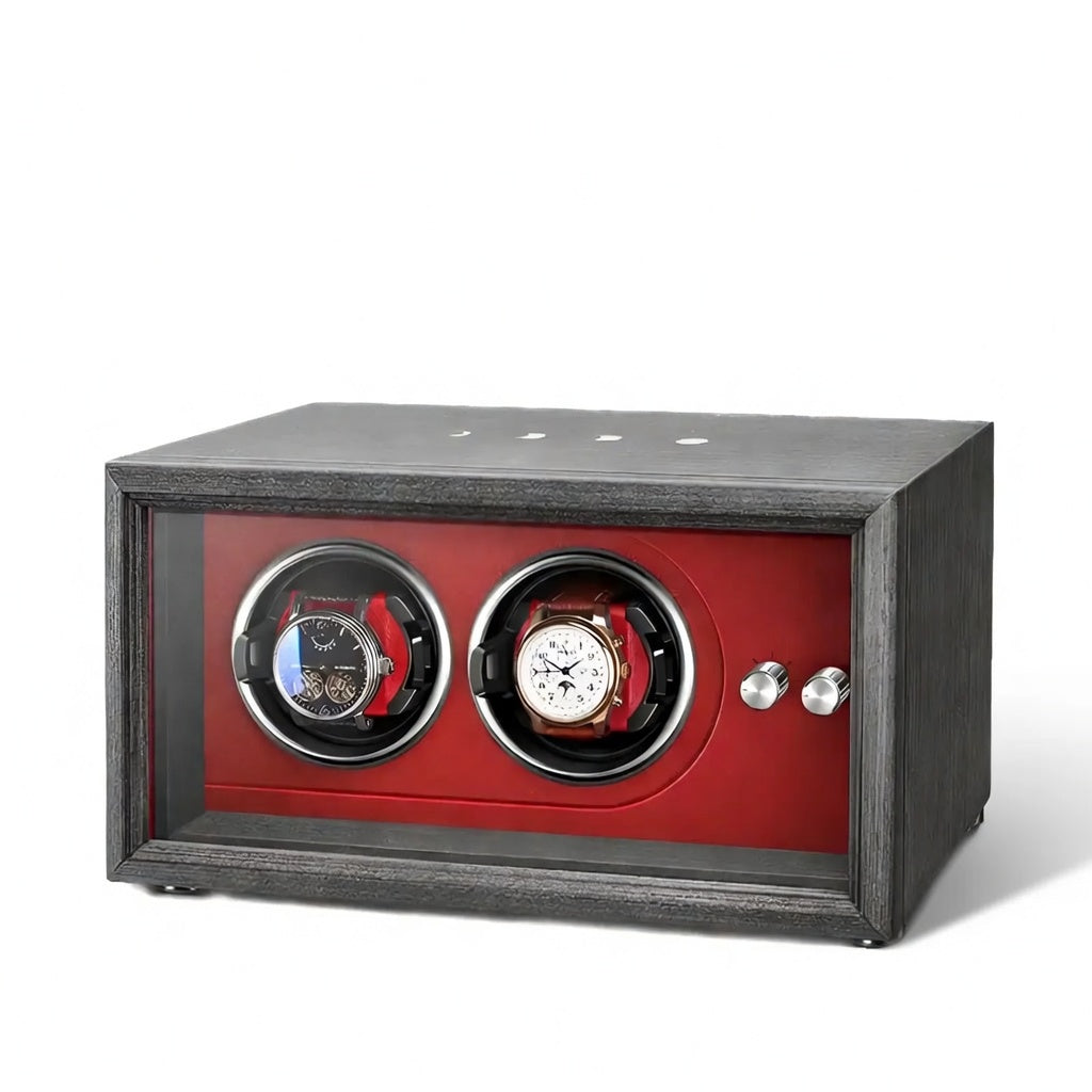 Série Élégance | Remontoir Montre Silencieux | Rouge pour protection des montres