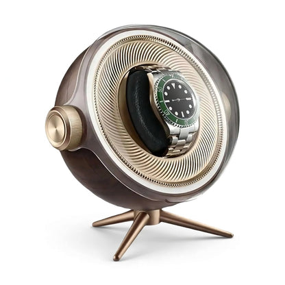 Cosmos Série | Remontoir Montres Sphère Rotative | Écrin Design pour Élégance