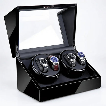 Série Tempus | Remontoir Montre Automatique Bois Clair Silencieux